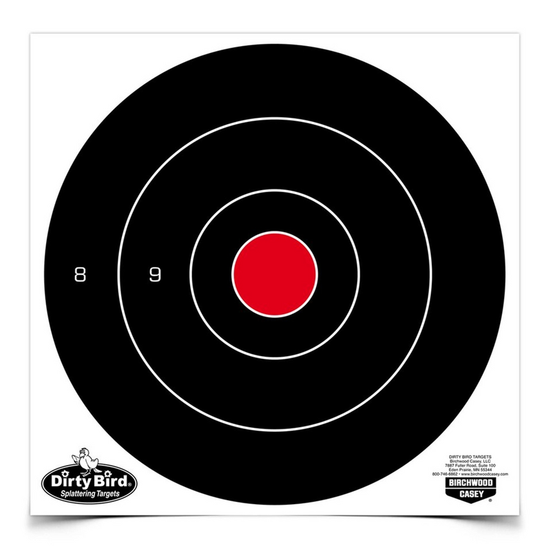 Dirty Bird 8 Inch Bull's-Eye, 25 Targets