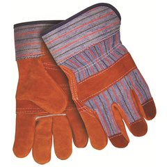 Russet Color Lthr Palm W/Rubberizd Cuff
