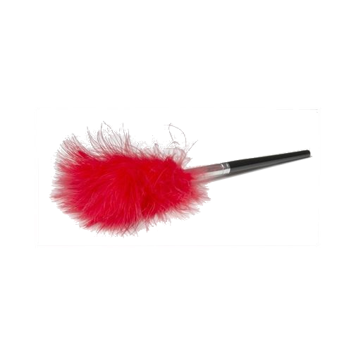 Red Marabou Feather Duster