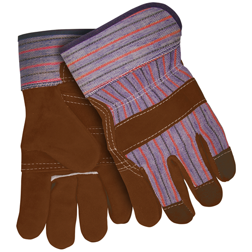 Tan Color Leather Palm W/Rubberizd Cuff