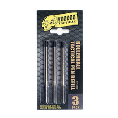 Rollerball Tactical Pen Refill - (3 Pack)