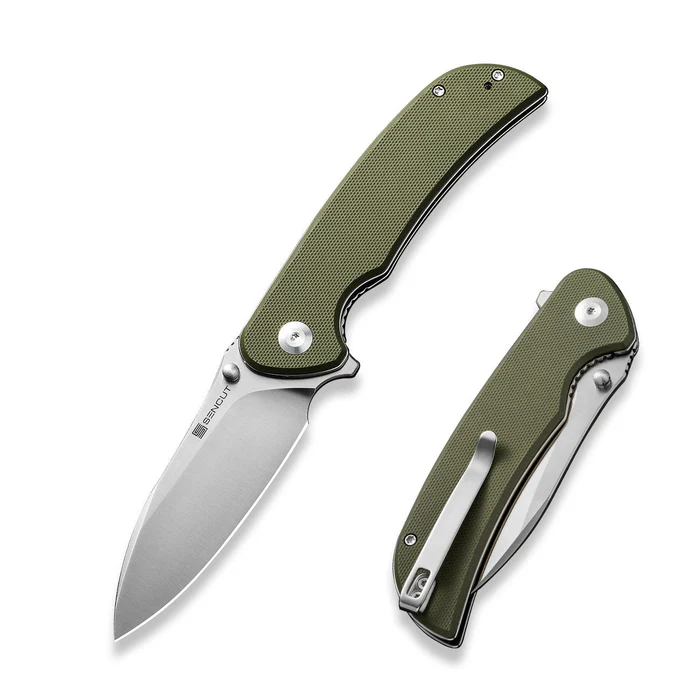 Borzam Flipper/Thumb Stud Folding Knife 3.46