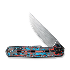 WEKNIFE Navo Flipper Knife Carbon Fiber & Titanium Handle (3.25