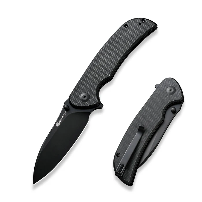 Borzam Flipper/Thumb Stud Folding Knife 3.46