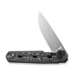 WEKNIFE Navo Flipper Knife Carbon Fiber Handle (3.25