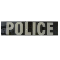 Shield ID Decal - Police 5'' x 23''