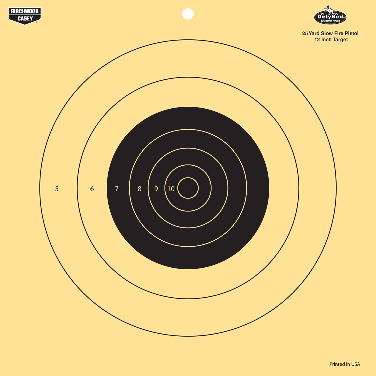 Dirty Bird 12 Inch 25 Yard Pistol Reactive Target - 12 Targets ...