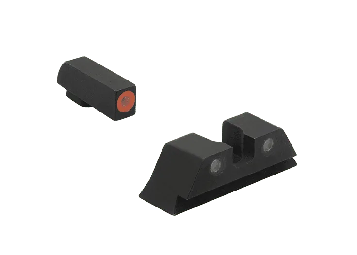 Hyper-Bright Fixed Sight w/ Orange Ring for Standard Size Glock Pistols