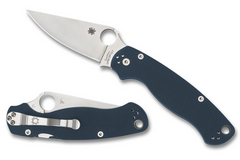 Spyderco Para Military 2 C81GPCBL2 Cobalt Blue G-10 CPM-SPY27 Plain Edge USA
