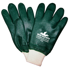 Green Sandy Pvc Knit Wrist Jersey