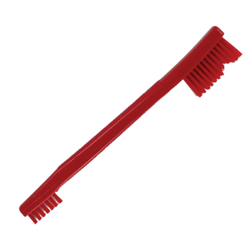 Double End Red Nylon Utility Brush
