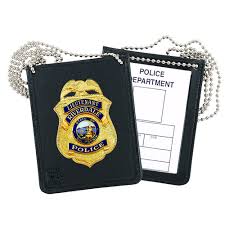 Recessed Badge Holders For Neck Or Belt