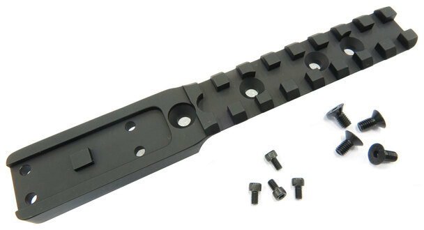Benelli M4 Top Rail w/ Integrated Aimpoint & HoloSun Micro Sight Base ...