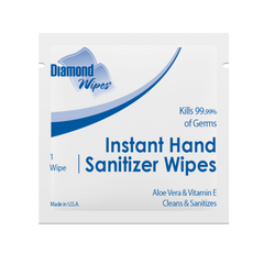 Hand Sanitizer Wipes, 100 ea.