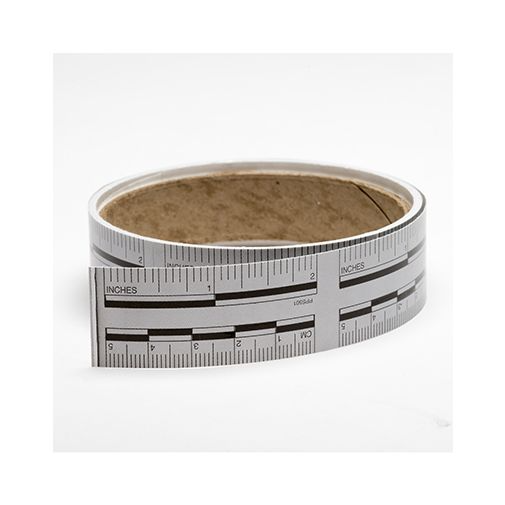 Gray Adhesive Photo Evidence Scales - Roll of 50