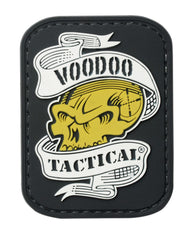 Voodoo Skull With Ribbon Rubber Patch