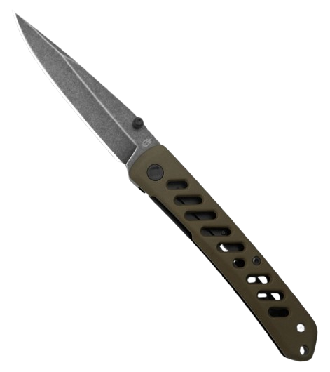 Affirm Frame Lock Knife Green Aluminum (3.5
