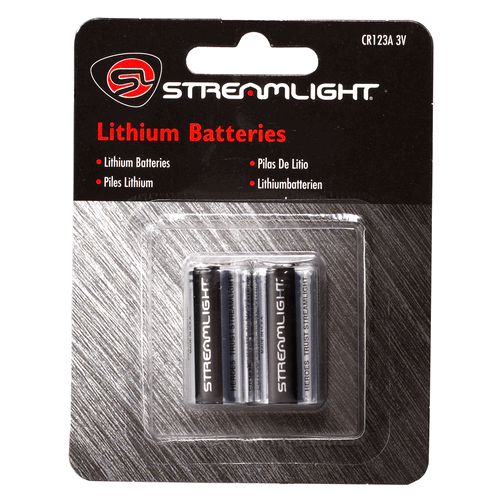 Streamlight 3V CR123A Lithium Batteries (2-Pack)