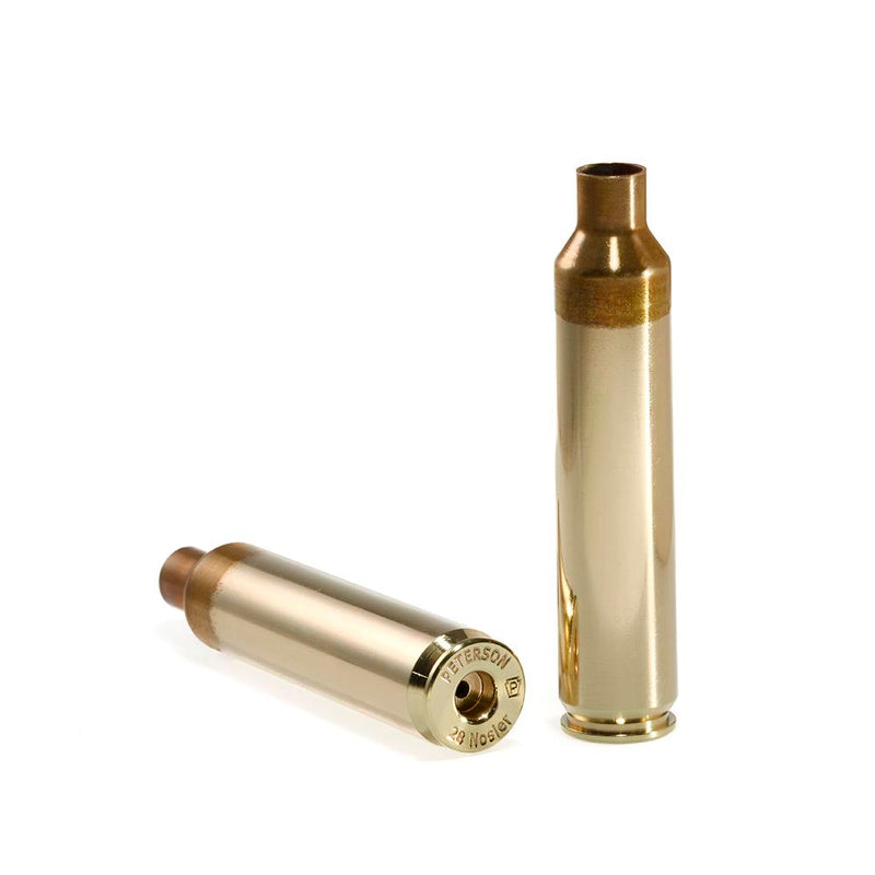 Peterson Unprimed Rifle Brass 28�Nosler - 50ct