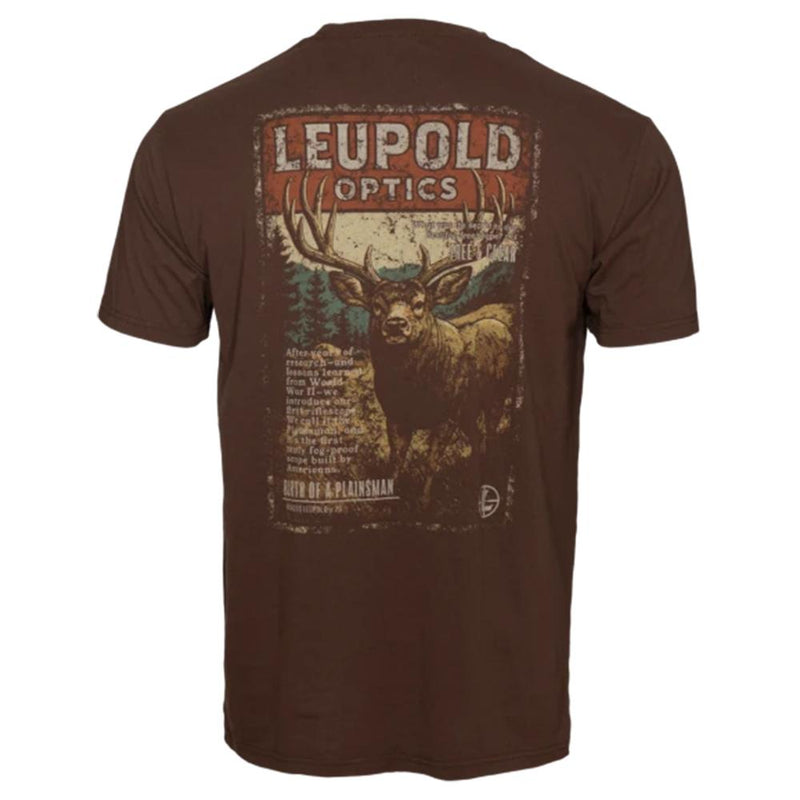 Leupold Magazine Short Sleeve Shirt Brown Heather L