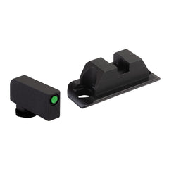 Ameriglo Optic Compatible Sight Set for Glock Gen 5 A-Cut Green with Black .240