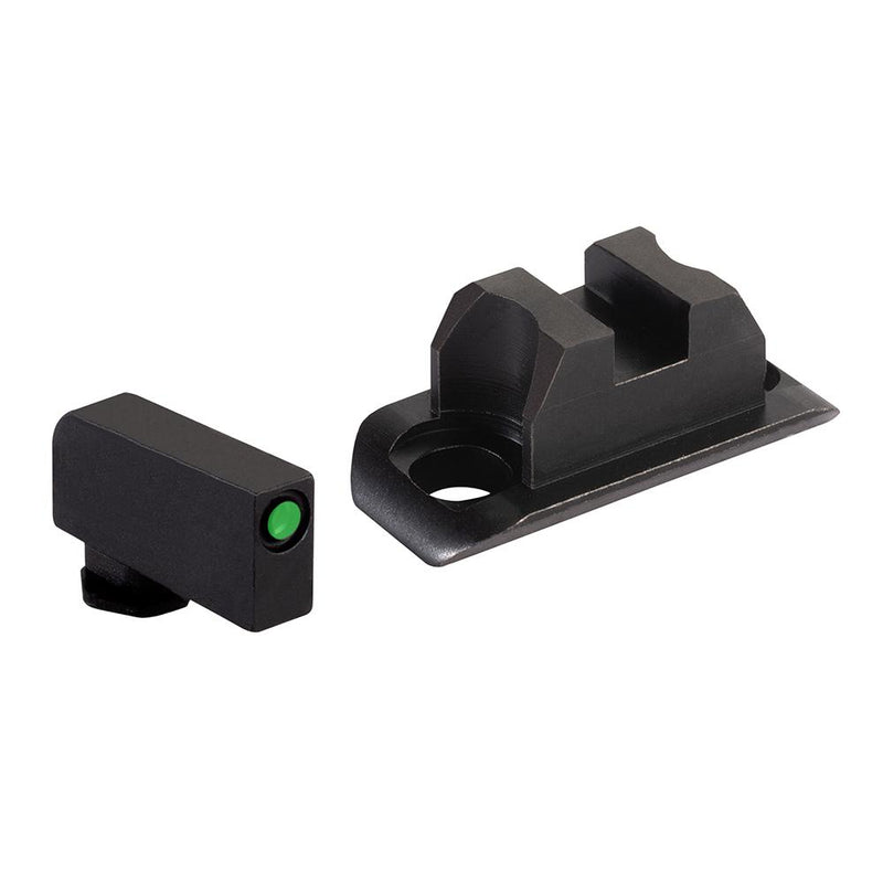 Ameriglo Optic Compatible Sight Set for Glock 43X/48 A-Cut Green with Black .240