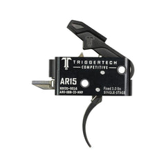 TriggerTech AR15 Single-Stage Competitive Curved Trigger Black