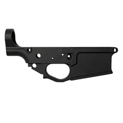 Combat Armory Billet AR-10 Lower Receiver Stripped with Mag Release and Ejector Black