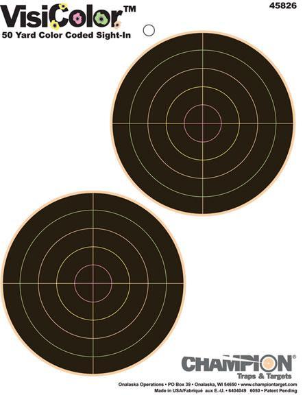 Champion VisiColor High-Visibility Paper Targets 5