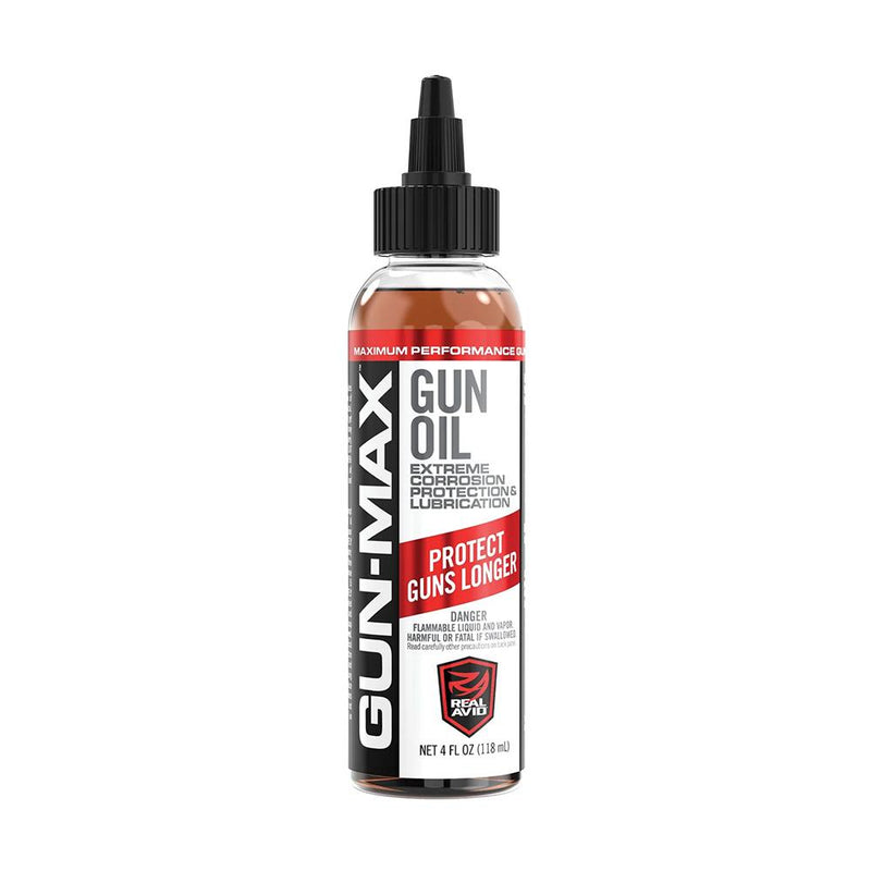 Real Avid Gun-Max Gun Oil 4 oz Squeeze Bottle