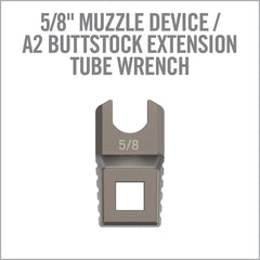Real Avid Master-Fit�5/8'' Muzzle Device / A2 Buttstock Ext Tube Wrench