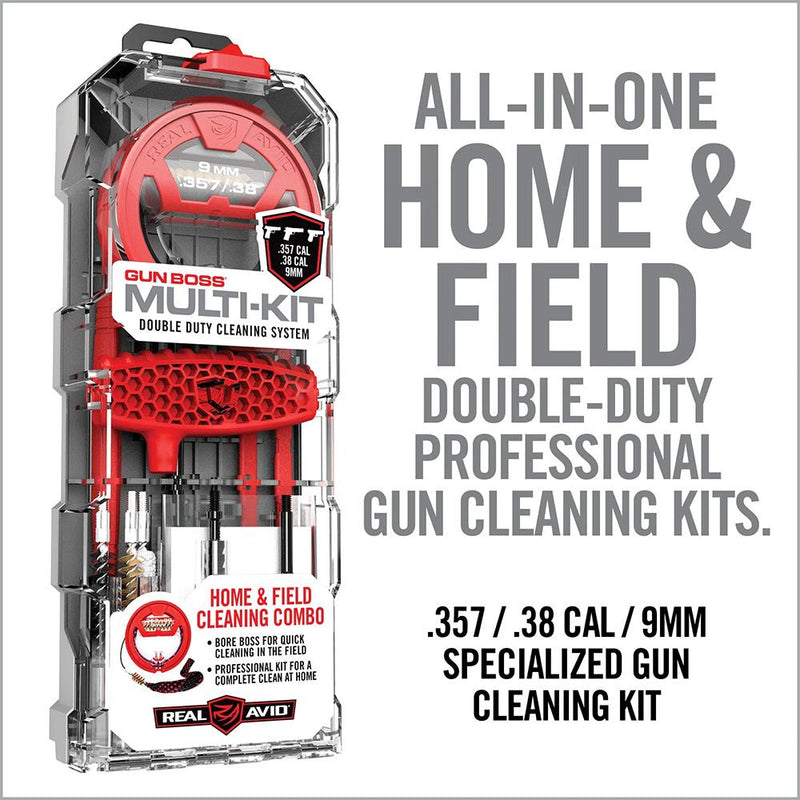 Real Avid Gun Boss Multi-Kit .357 cal/.38 cal/9mm Luger
