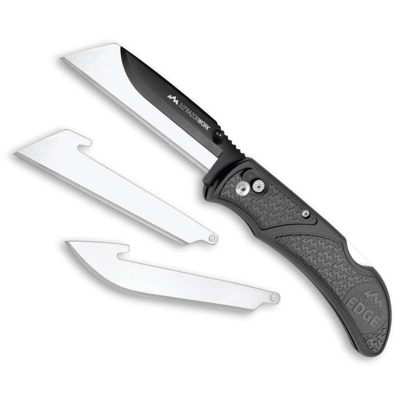 Outdoor Edge RazorWork Folding Knife with 3 3