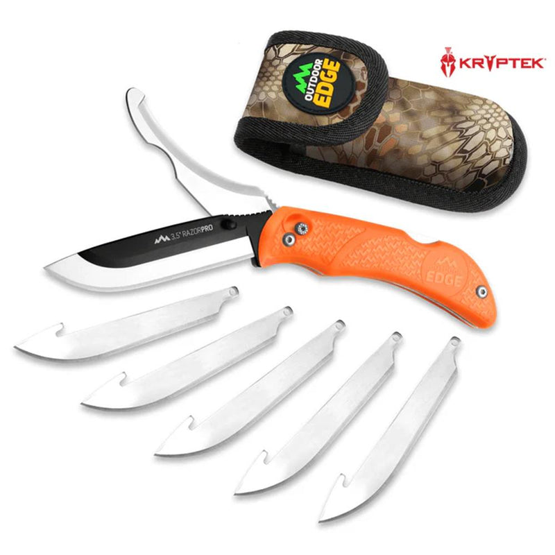 Outdoor Edge RazorPro G Replaceable Blade Folding Hunting Knife 3-1/2