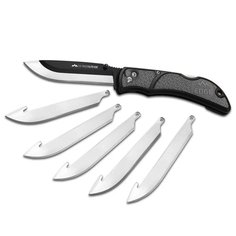 Outdoor Edge RazorEDC Lite Replaceable Blade Folding Knife 3-1/2