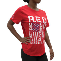 Rothco Womens R.E.D. (Remember Everyone Deployed) T-Shirt