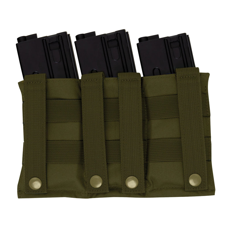 Rothco Lightweight 3 Mag Elastic Retention Pouch