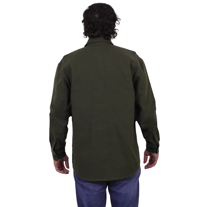 Rothco Heavy Weight Solid Flannel Shirt