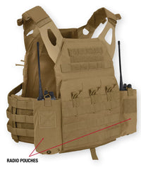 Rothco LACV (Lightweight Armor Carrier Vest) Side Radio Pouch Set