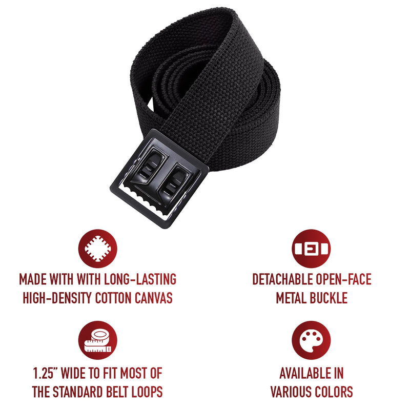 Rothco Military Web Belts With Open Face Buckle