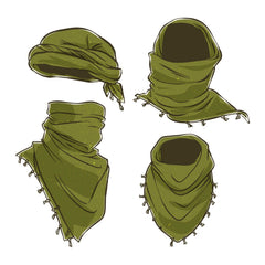 Rothco Digital Camo Shemagh Tactical Desert Keffiyeh Scarf