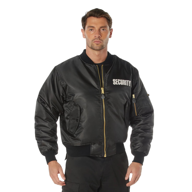 Rothco MA-1 Flight Jacket with Security Print