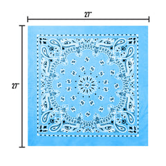 Rothco Trainmen Paisley Bandana – Extra-Large - 27” X 27