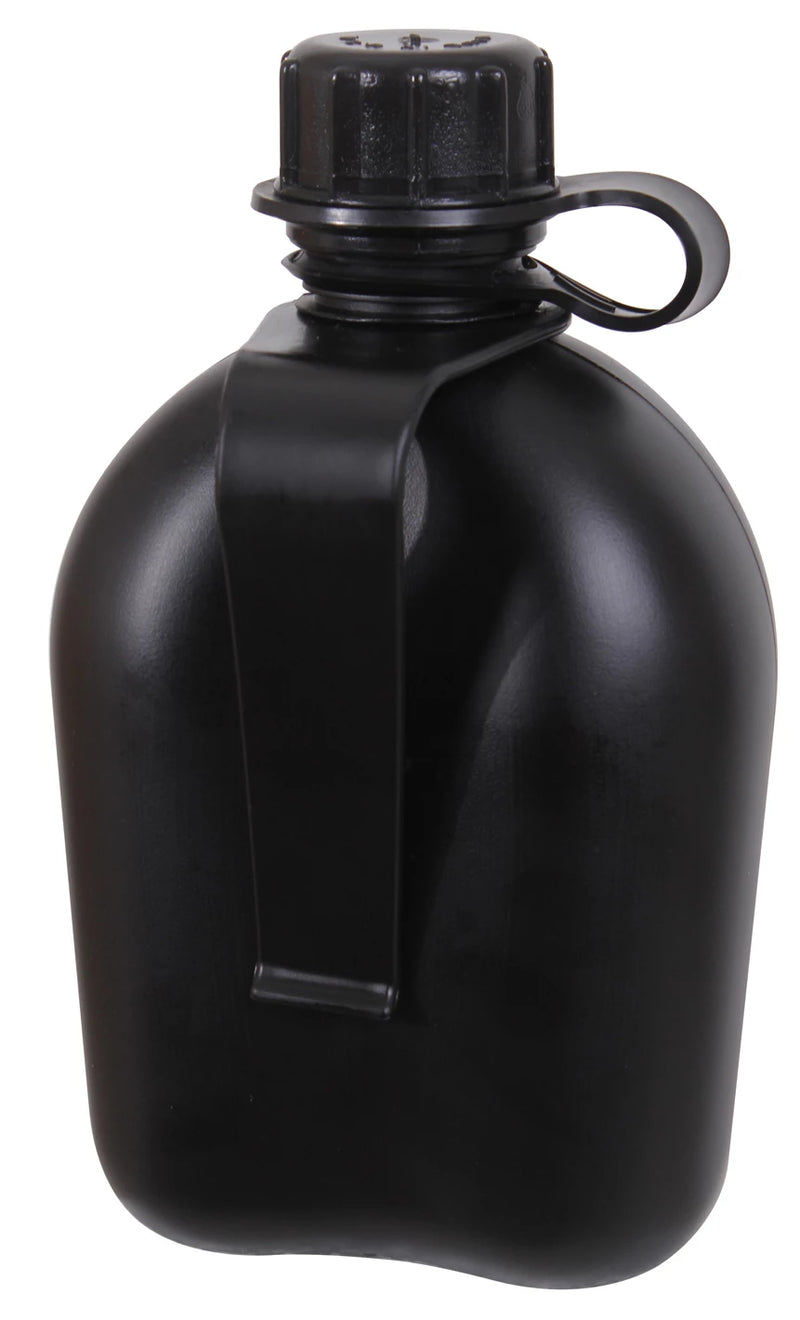 Rothco 3 Piece G.I. Plastic Canteen With Clip