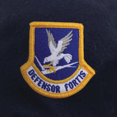 Rothco Inspection Ready Beret With USAF Flash - Midnight Navy Blue