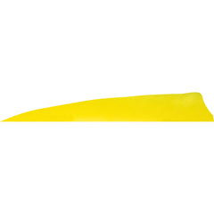 Gateway Shield Cut Feathers Sun Yellow 4 in. RW 50 pk.