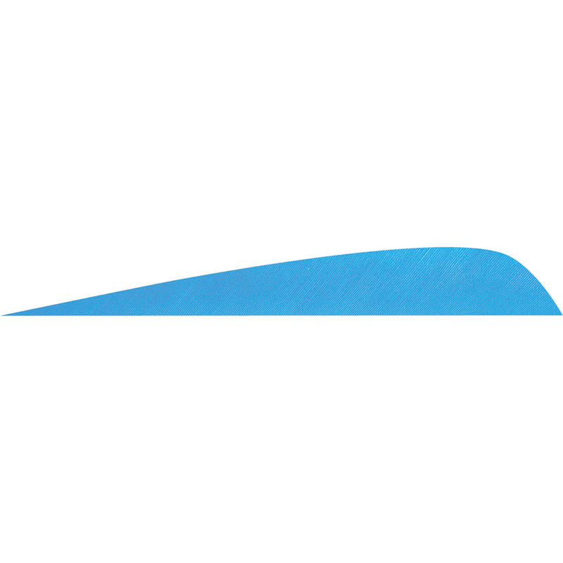 Gateway Parabolic Feathers Sky Blue 4 in. RW 50 pk.