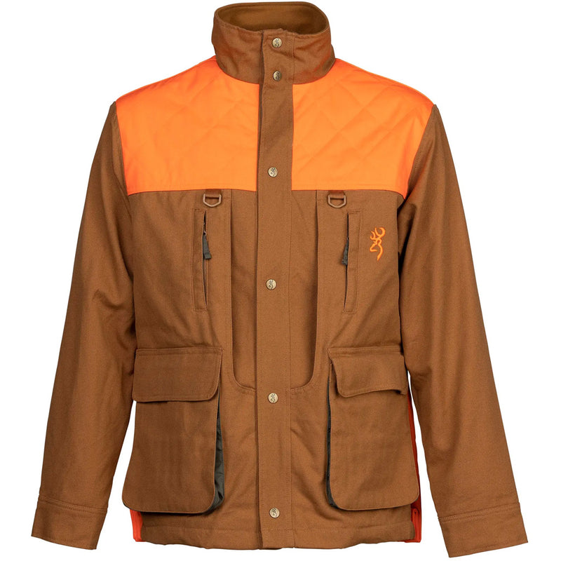 Browning Upland Jacket Tan/Blaze Large