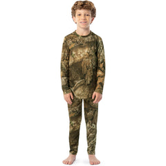 Indera Youth Camo Thermal Baselayer Set Realtree APX XL