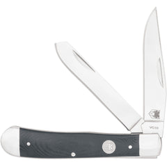 CobraTec Traditional Trapper Knife Folding Blade Black